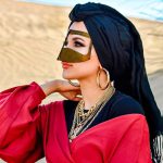 برقع اماراتی زنانه jg744