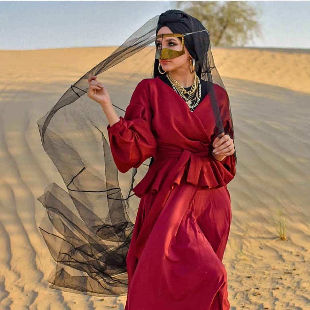 مدل جذاب نقاب اماراتی زنانه